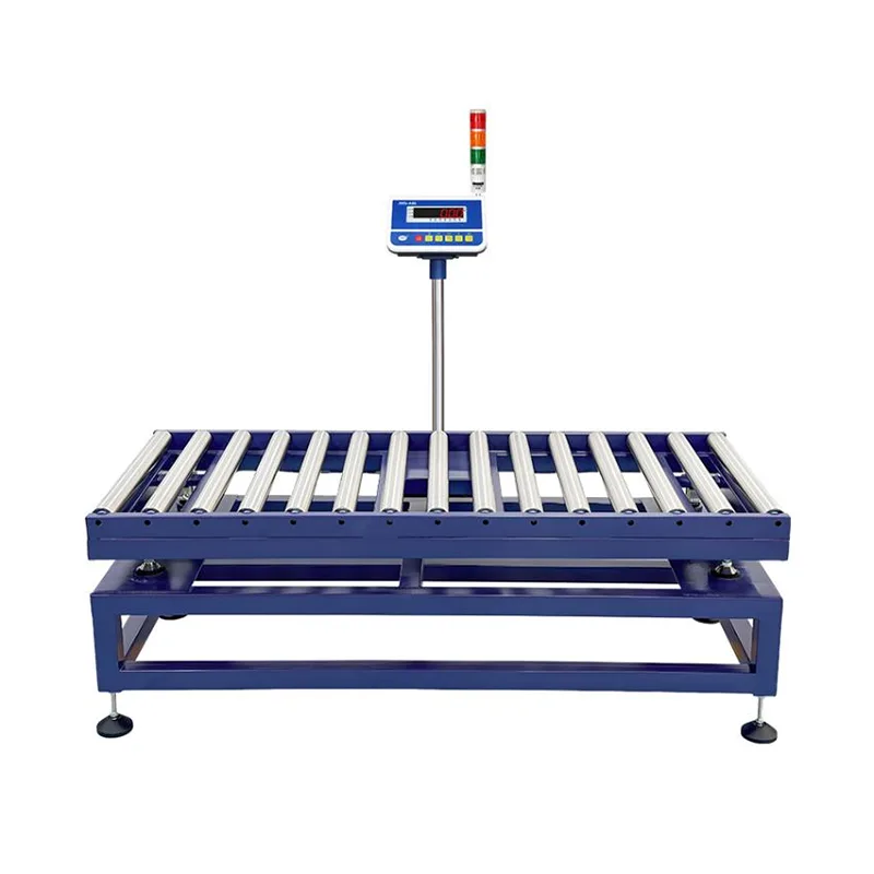 Cân băng tải con lăn trọng lực kiểm tra trọng lượng bằng Alar